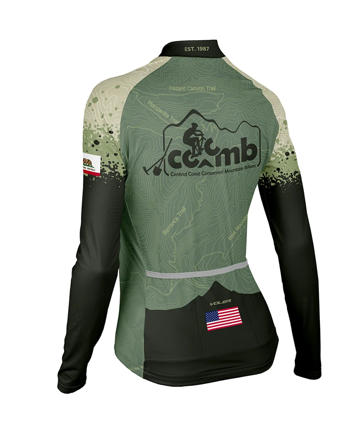 W. PELOTON COASTAL LS JERSEY - 3CMB