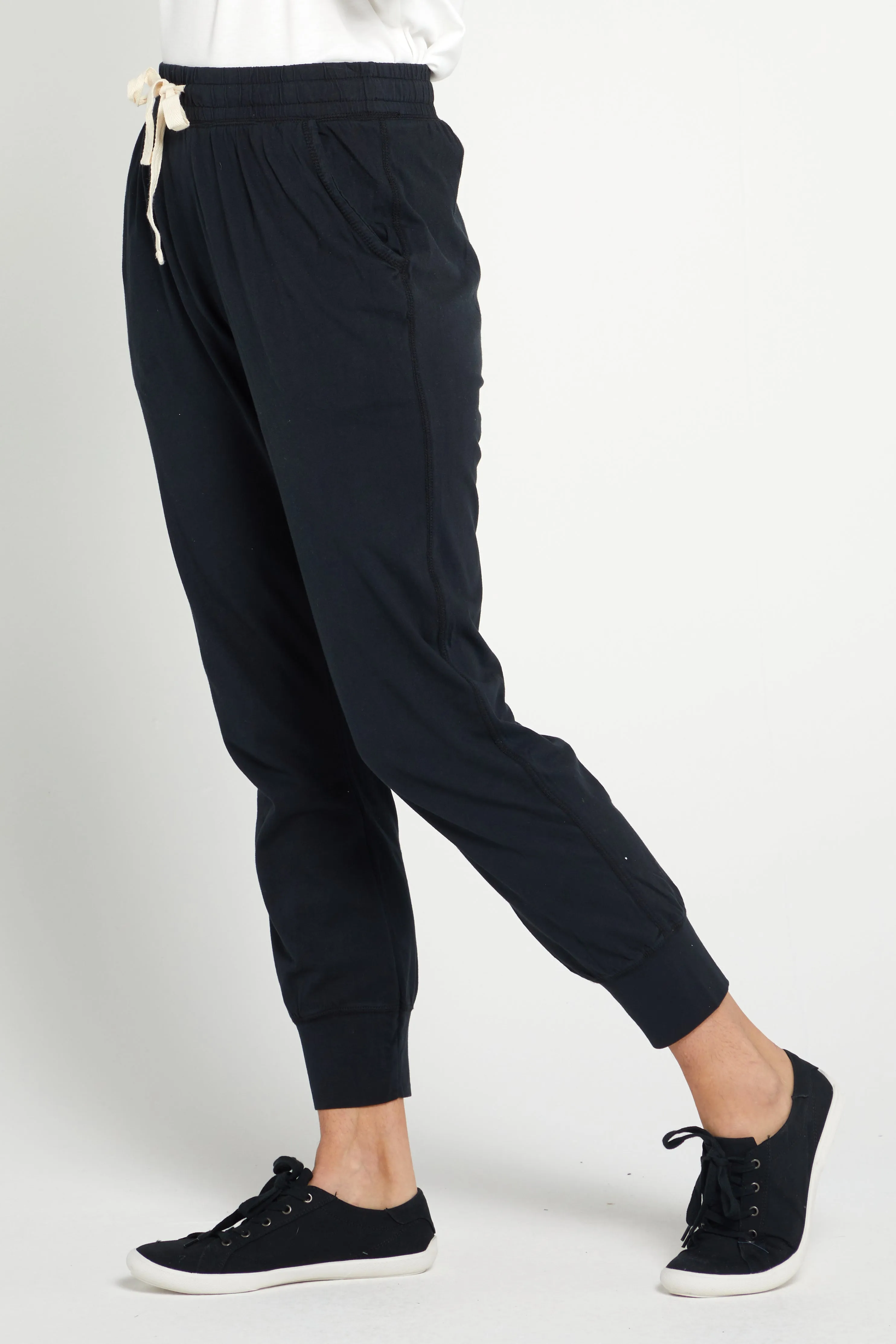 Wash Out Lounge Pants - Black