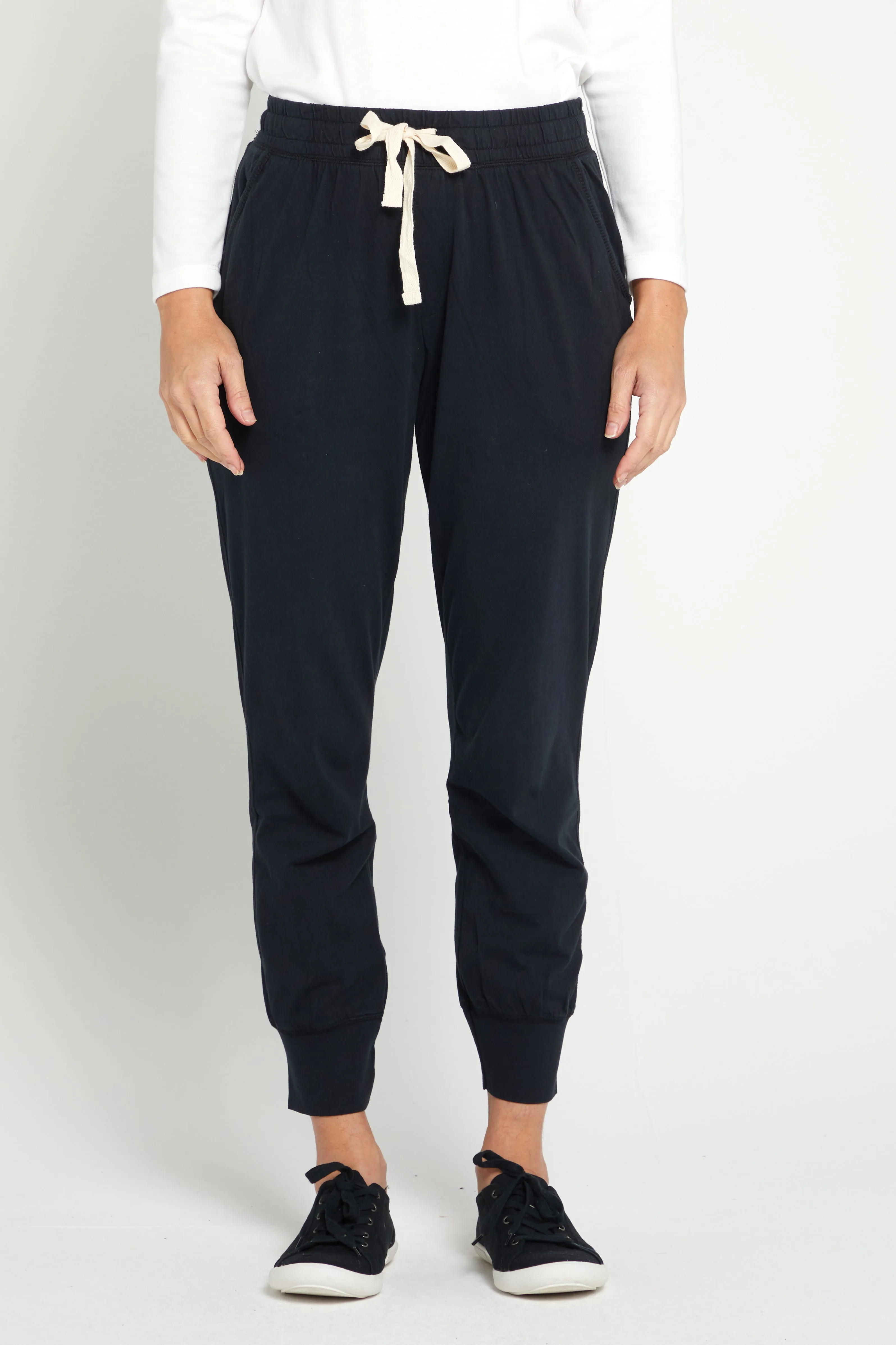 Wash Out Lounge Pants - Black