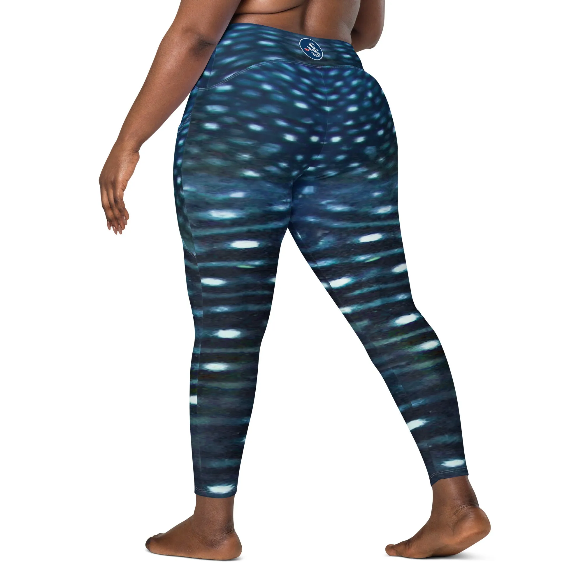 Whale Shark Pocket Leggings (2XS - 6X)