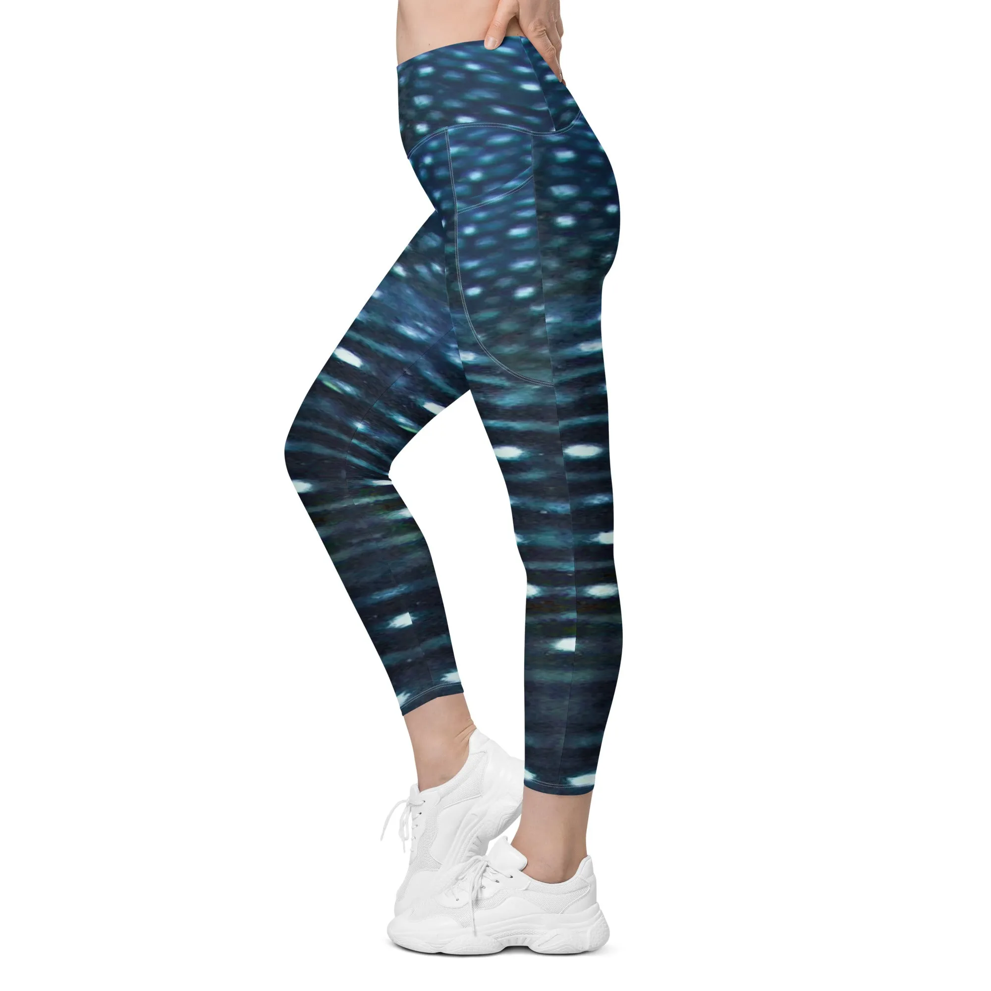 Whale Shark Pocket Leggings (2XS - 6X)