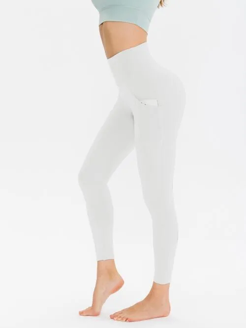 Wide Waistband Sports Pocket Leggings