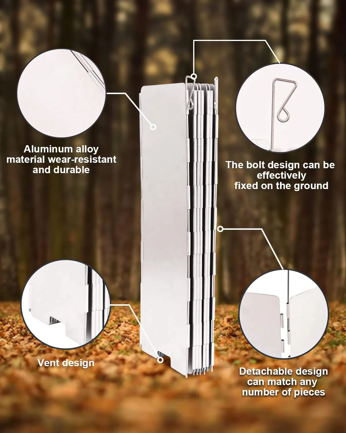 Windproof Stove Screen